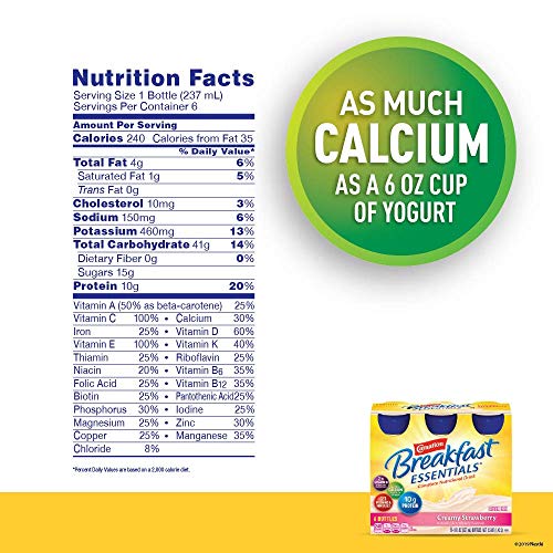 3 Carnation+Breakfast+Essentials+Creamy+Strawberry