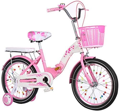 Ysa キッズバイク子供用自転車トレーニングホイール付き16 アイテム勢ぞろい 18 4 11歳の子供向けピンクパープル インチ男の子と女の子 サイクリング