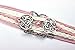Susenstone®Fashion Pierced Heart Pearl Love Friendship Leather Charm Bracelet