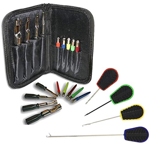9 PIECE MEAT BREAD PUNCH SET + 4PC LIDSTERS BAITING NEEDLE SET CARP FISHING SET