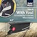Portable Folding Ukulele Stand by Hola! Music - Black