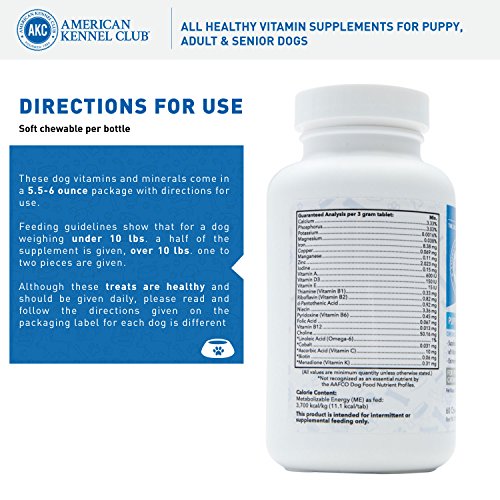 Puppy Vitamins For Small Dogs Advanced Multivitamin B Complex