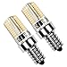 Kakanuo E12 LED Bulb Dimmable 4 Watt Warm White 3000K Candelabra Base 72X3014SMD 110-130V for Chandelier/Ceiling Fan(Pack of 2)