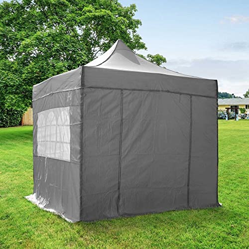 Airwave 3m x 3m Pop Up Gazebo with Sides, Water Resistant PVC