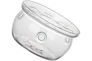 ibasenice Glass Tea Pot Warmer Base with Heat-Resistant Design Sturdy Tea Warmer Candle Stand for Home