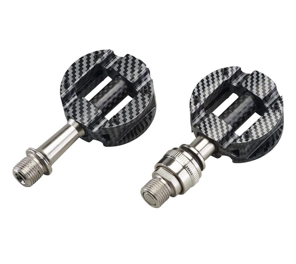 Carbon Quick Release Pedals for BROMPTON in BLACK