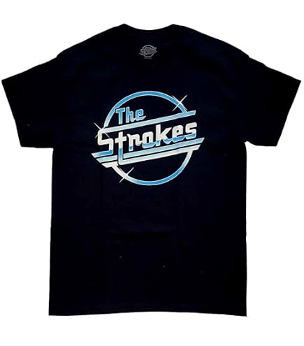 Amazon.com: Men's Strokes Red Logo T-Shirt Small Natural