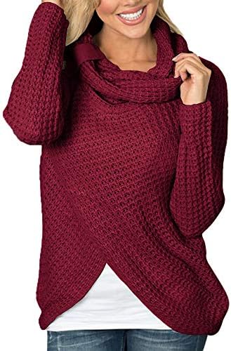 Dreamyth-Winter Women Long Sleeve Solid Sweatshirt Pullover Tops Blouse Shirt