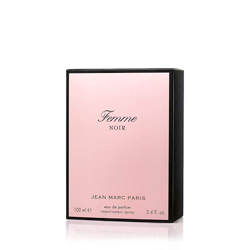 Jean Marc Paris Femme Noir Eau de Parfum Spray 100ml, Women's Floriental  Perfume, oz, notes of Strawbe