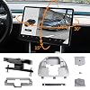 thumbnail image 2 of Tesla Model 3 & Y Screen Rotating Swivel Mount – Navigation Bracket, Front Dash – EvKey 2 of 4