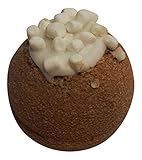 Diva Stuff Relaxing Bath Bomb, Hot Cocoa with Marshmallows, 1 Piece