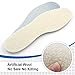 Skyfoot’s Wool Insole, 3 Layers Winter Heated Insole Cold Weather Warm Inserts for Men and Women (White)