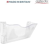 Deflecto A4 Wall Mounted Magazine File Holder Clear Landscape Design view 4