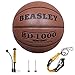 Daping Basketball Outdoor Indoor Official Size 29.5, Leather Basketballs Game Ball Street with Pump, Needles, Basketball Net (Size 7)