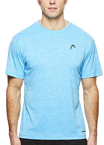 image for HEAD Men's Crewneck Gym Training & Workout T-Shirt - Short Sleeve Acti
