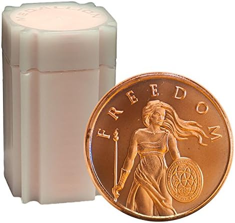 20 Rounds- Silver Shield Standing Freedom 1 oz .999 Copper Bullion Rounds