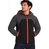 Spyder Mens Softshell Jacket - Faux Fur Lined Wind Resistant Fleece Jacket | Warm Windproof Faux Fur Lined Outerwear, Cozy Everyday Layer for Hiking, Travel, Commutes, and Cool-Weather Days