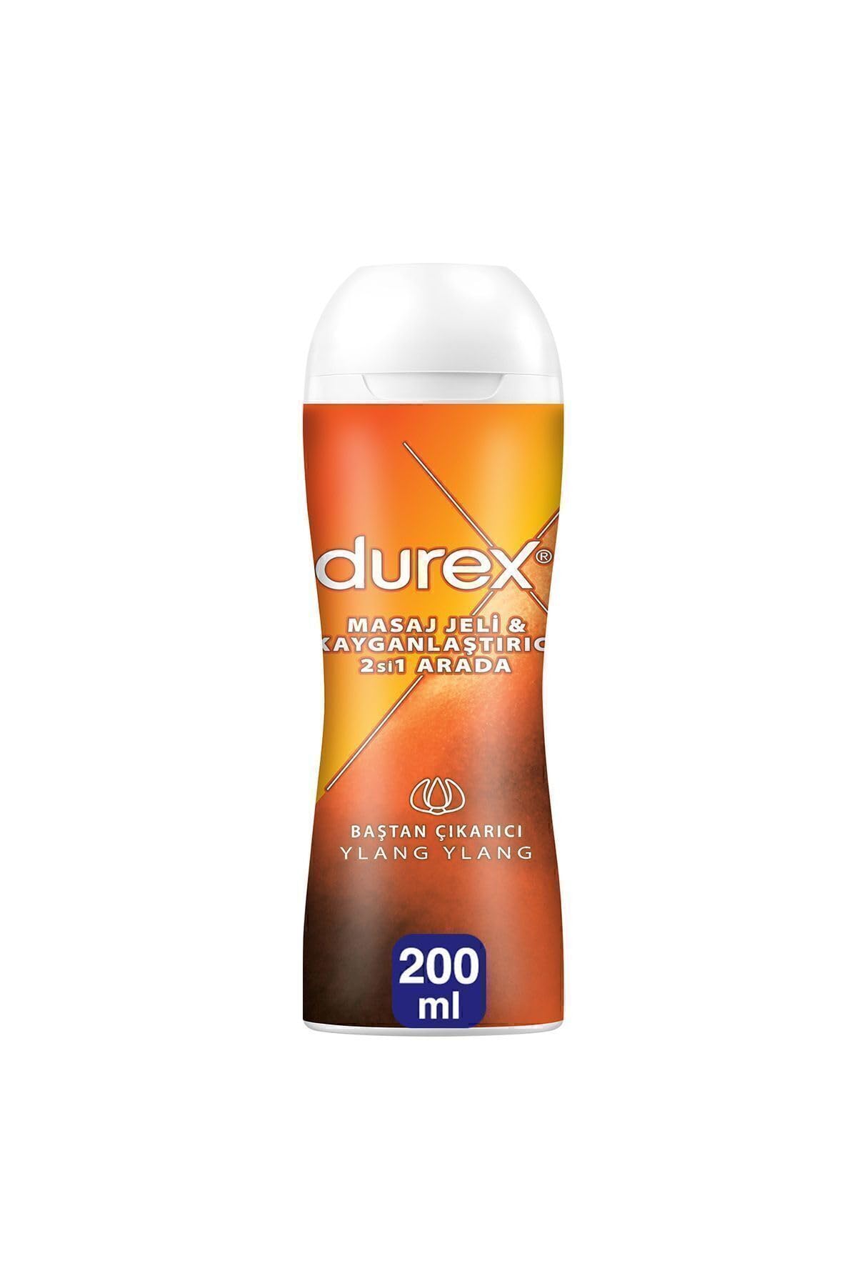 DUREX Play 2 in 1 Massage Gel with Ylang Ylang Lubricant - 200 ml |for Body Massage and Intimate Use Massage Gel