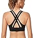 Yvette Strappy Sports Bras for Women High Impact for Large Bust Plus Size Criss Cross Back