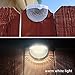 KBP Solar Fence Lights Outdoor Decorative Garden Lights Waterproof Wall Lights for Patio, Yard, Stairway (White)