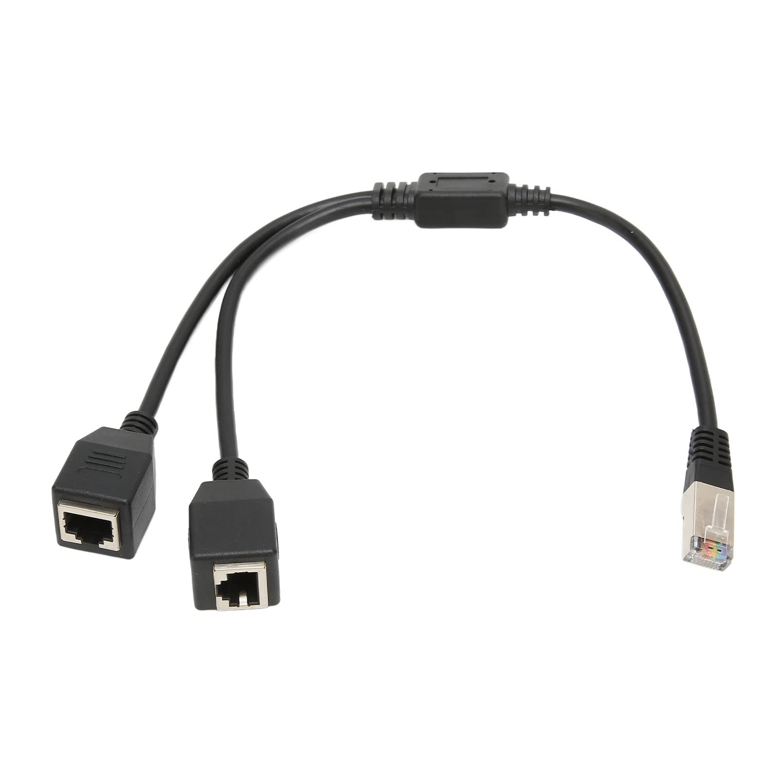 Annadue RJ45 Ethernet Splitter Cable, 1 Male to 2 Female, Cat5, Compatible with Routers, Computers, Network Box