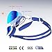 ZIONOR Swim Goggles, G6 Non Polarized Swimming Goggles UV Protection Anti-fog Adjustable Strap Adult Men Women (Non-Polarized Mirror Blue Lens Blue Frame)