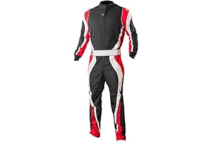 K1 RACEGEAR K1 Race Gear 10-SP1-R-3XS Speed 1 CIK/FIA Level 2 Approved Kart Racing Suit (Red/White/Black, XXX-Small)
