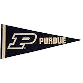 Purdue Mini Pennant - Size: 4" x 9" - Officially Licensed - 1 Pennant Per Pack