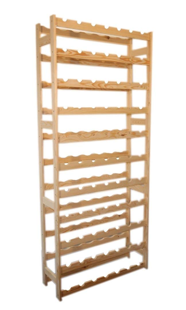 Kuchenhelfer Kochzubehor Lenmar Weinregal Weinregal Holz Flaschenregal Fur 77 Flaschen Wr 77 Kuche Haushalt Wohnen Fade Ie