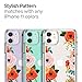 CYRILL Cecile Designed for Apple iPhone 11 Case (2019) Clear | TPU | PC | Bumper | Slim |Plastic - Orange Floral