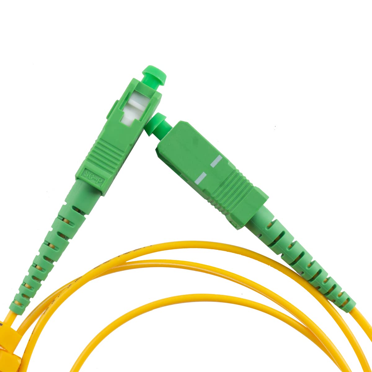 EDIONS Fiber Cable, 10M(32.8ft) SC/APC-SC/APC Fiber Jumper Singlemode Simplex - SC to SC 9/125 Fiber Optic Patch Cable - Fiber Optic Internet Cable (10M)