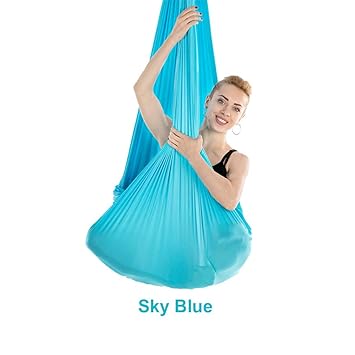 Amazon.com: FTAS6V 52.8M Fitness Strength Nylon Aerial Yoga ...