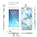 iPhone 7 Case,iPhone 7 Case, LUOLNH Blue and Gold Marble Design Slim Shockproof Flexible Soft Silicone Rubber TPU Bumper Cover Skin Case for iPhone 7/8 4.7 inch