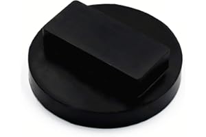 Jack Pad Universal for BMW and Mini Slotted Rubber Jack Pad Frame Rail Protector Square Polyurethane Jack Block (1 PCS)