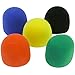 Seismic Audio - NEW 5 Foam Microphone Windscreens-Color Mic Wind Screen