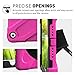 Case for 5th 6th Generation 9.7 Inch 2017 2018 Model | Heavy Duty Dropproof Silicone Cover for Kids w/ 360° Rotatable Kickstand Handle Shoulder Strap | Hotpink