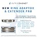 Extender Ring Compatible with Nuwave Oven Dome Pro Plus, Elite & More – 1.5'' Stainless Steel Accessories and Replacement Parts by INFRAOVENS