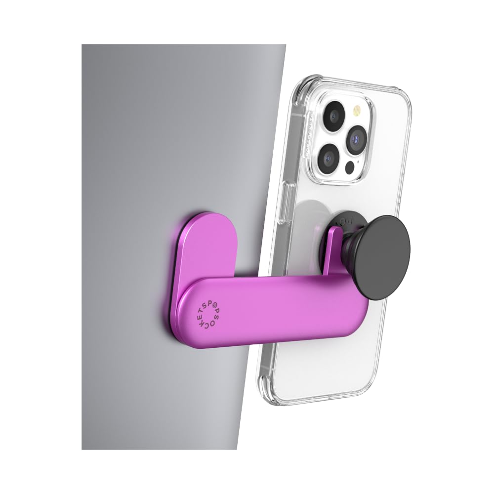 PopSockets Laptop Mount for Phone Grip, Phone Mount, Phone Holder for Laptop - Geranium — image 1