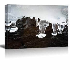 Beautiful Winter Scenery Icicle Nature Beauty Wall Decor
