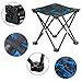 Folding Camping Stool, Portable Chair with Carry Bag for Outdoor Fishing Sporting Hiking Beach Park Gardening Little Stools (10.2″x10.2″x9.4″,Blue)thumb 4