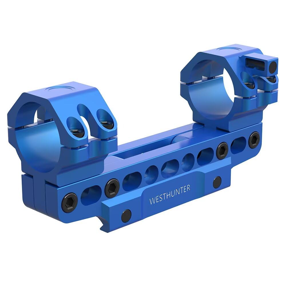 WestHunter Optics Precision WH301 Picatinny Scope Mount | Blue