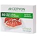 GERYON Vacuum Sealer, Automatic Vacuum Sealer Machine with Built-in Cutter, Compact Design for Dry and Moist Food with Starter Kit Bags and Rolls, Black