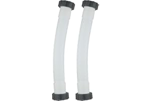 .PoorHippo Pool Sand Filter Interconnecting Hose 16 Inch, Replacement Part 11535/11388 for Intex Filter Pumps and Soft-Sided 