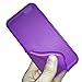 Nouske iPhone 6/6S Flip Folio Wallet Stand up Credit Card Holder Leather Case Cover Holster/Magnetic Closure/TPU bumper/360 Full Body Protection, Purple