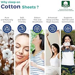 100% Cotton Full Size Sheet Set - 4 Piece Set