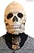 Faux Real Unisex-Adult's Skeleton Mask, White, One Size