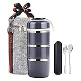 YBOBK HOME Bento Lunch Box Leakproof Stainless