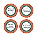 Smart Sips Cappuccino Variety Sampler Pack – Cinnamon, Almond Cookie, Hazelnut & French Vanilla Flavored Coffee Pods for Keurig K-Cup Brewers, Low Calorie, Gluten-Free, Kosher, 24 Single-Serve Pods