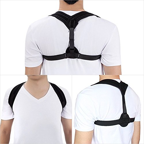 Maxsin adjustable size posture support shoulder brace c…