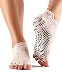 ToeSox Women's Low Rise Half Toe Non-Slip Grip Socks (Confetti) Small